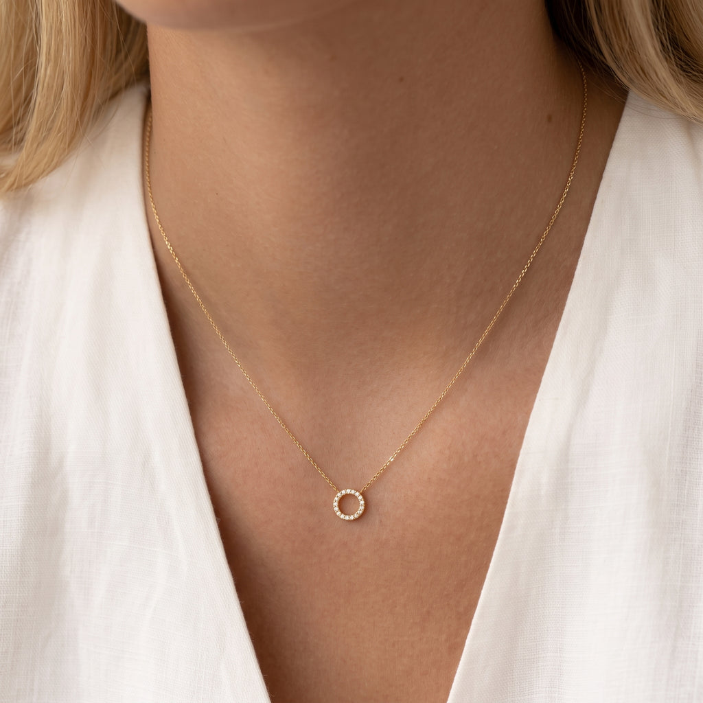 CIRCLE NECKLACE GOLD