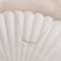 smile necklace silver