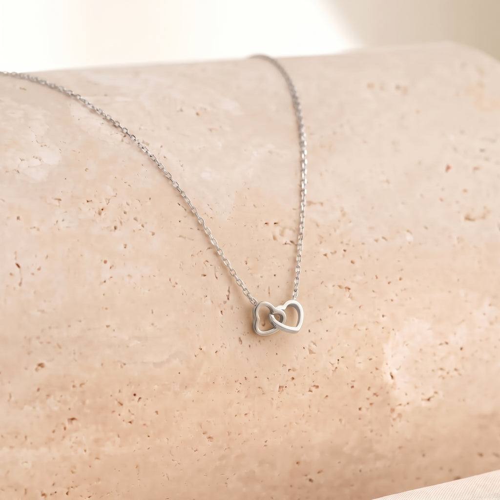 heart necklace silver
