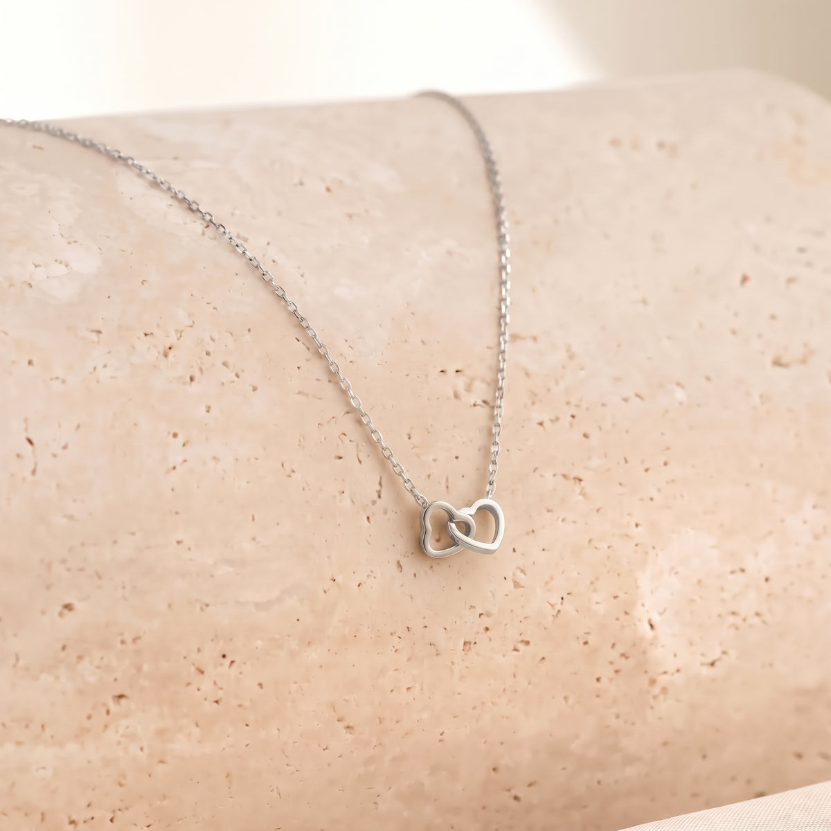 heart necklace silver