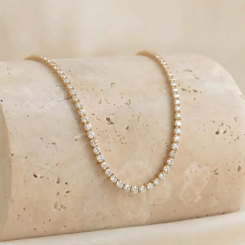 TENNIS NECKLACE GOLD