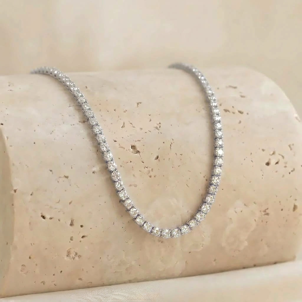 TENNIS NECKLAVCE SILVER